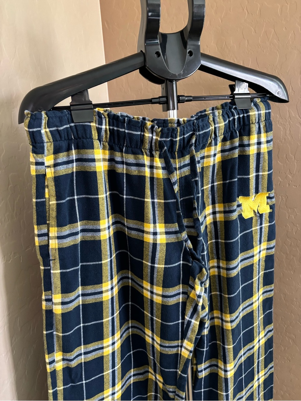 MICHIGAN 💙💛 Plaid Pajama Bottoms